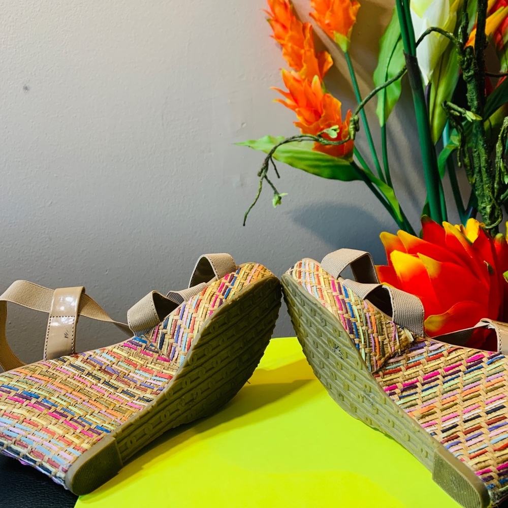 Charles By David Charles Multi Color Wedge Heels - image 7